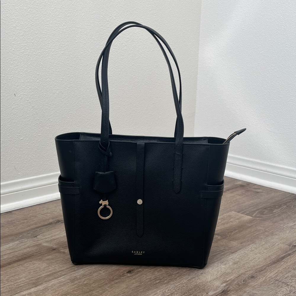 RADLEY LONDON Black Leather Tote Bag